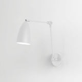 Modern Metal Adjustable Swing Arm Wall Mounted Sconce for Reading and Bedside Lighting