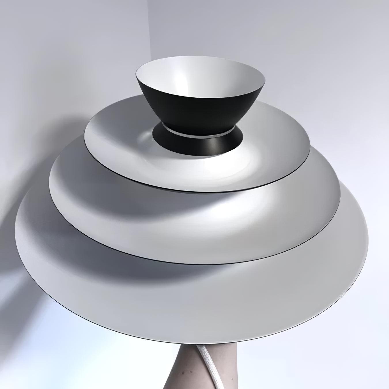 Modern Metal Geometric Pendant Light with Chrome Accents and Soft Diffusion