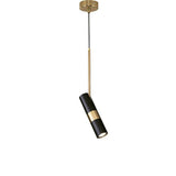 Modern Metal LED Pendant Light Adjustable Spotlight Nordic Cylindrical Ceiling Hanging Lamp