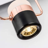 Modern Microphone Style Metal LED Pendant Light for Industrial Home Decor Integrated 10W Downlight