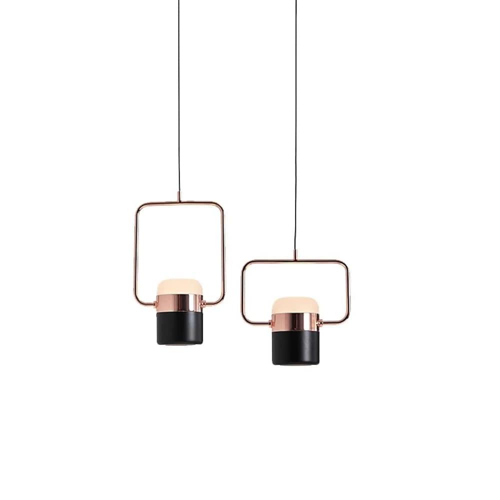 Modern Microphone Style Metal LED Pendant Light for Industrial Home Decor Integrated 10W Downlight