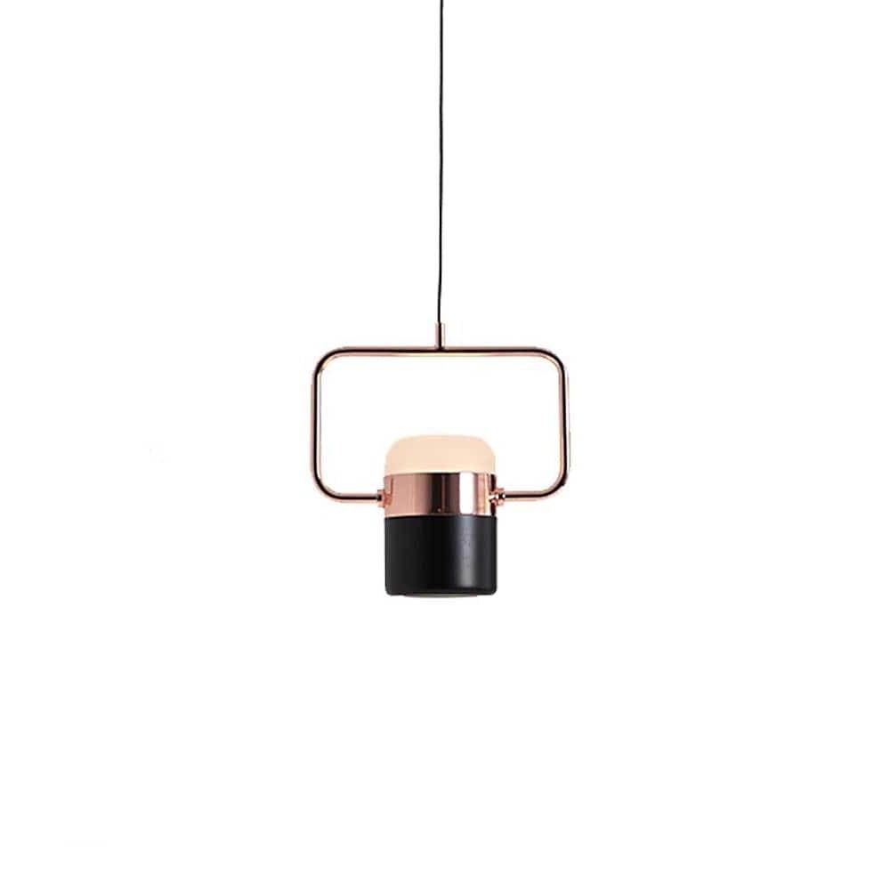 Modern Microphone Style Metal LED Pendant Light for Industrial Home Decor Integrated 10W Downlight