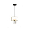 Modern Microphone Style Metal LED Pendant Light for Industrial Home Decor Integrated 10W Downlight