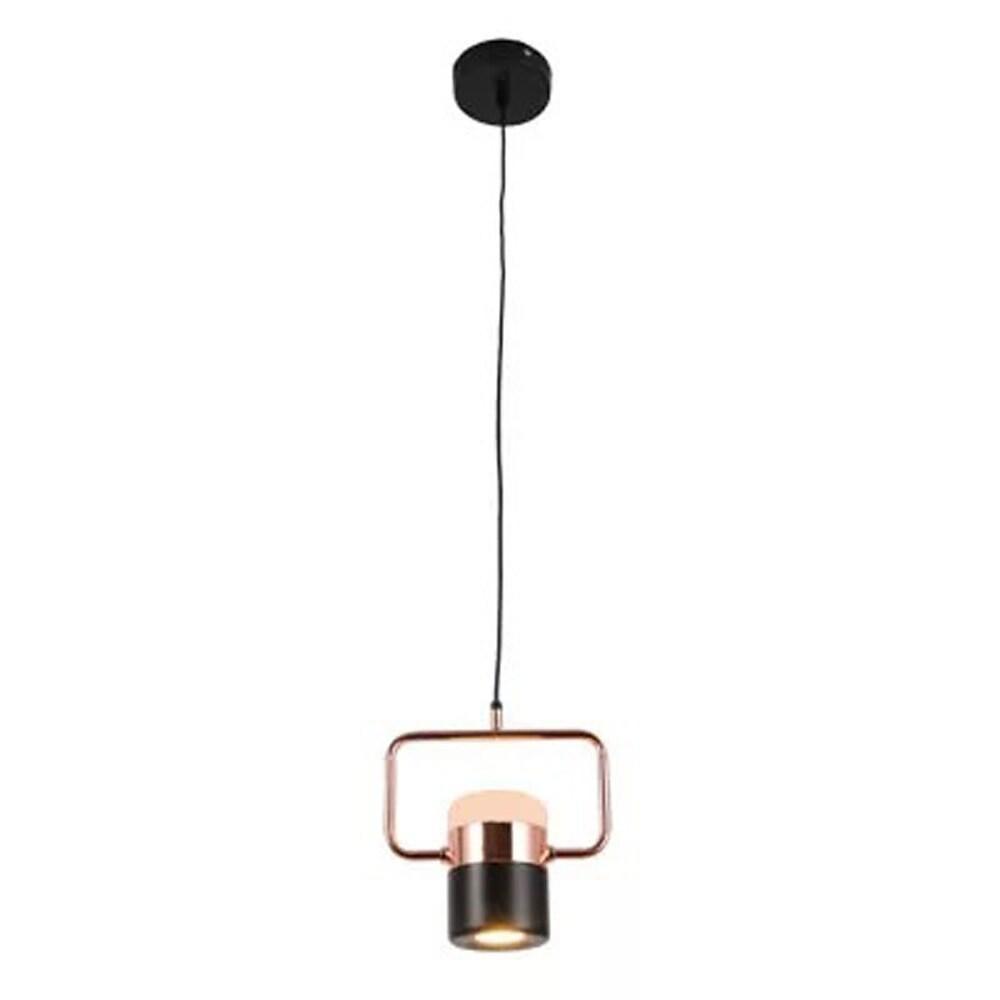 Modern Microphone Style Metal LED Pendant Light for Industrial Home Decor Integrated 10W Downlight