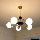 modern-mid-century-glass-globe-chandelier-with-metal-rod-frame-and-white-opal-shades