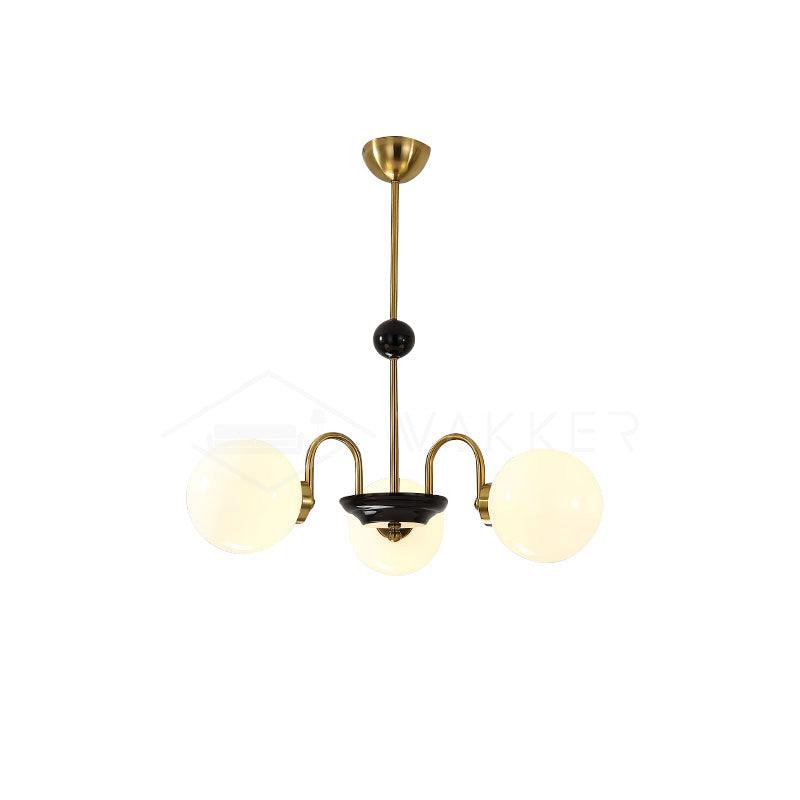 modern-mid-century-glass-globe-chandelier-with-metal-rod-frame-and-white-opal-shades