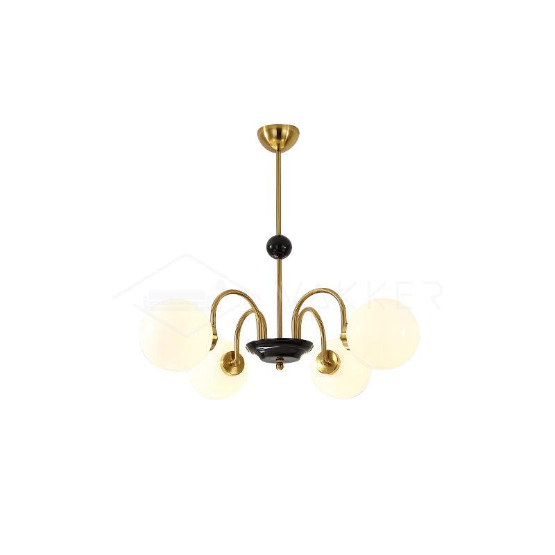 modern-mid-century-glass-globe-chandelier-with-metal-rod-frame-and-white-opal-shades