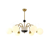 modern-mid-century-glass-globe-chandelier-with-metal-rod-frame-and-white-opal-shades
