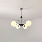 modern-mid-century-glass-globe-chandelier-with-metal-rod-frame-and-white-opal-shades