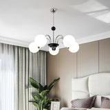 modern-mid-century-glass-globe-chandelier-with-metal-rod-frame-and-white-opal-shades