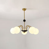 modern-mid-century-glass-globe-chandelier-with-metal-rod-frame-and-white-opal-shades