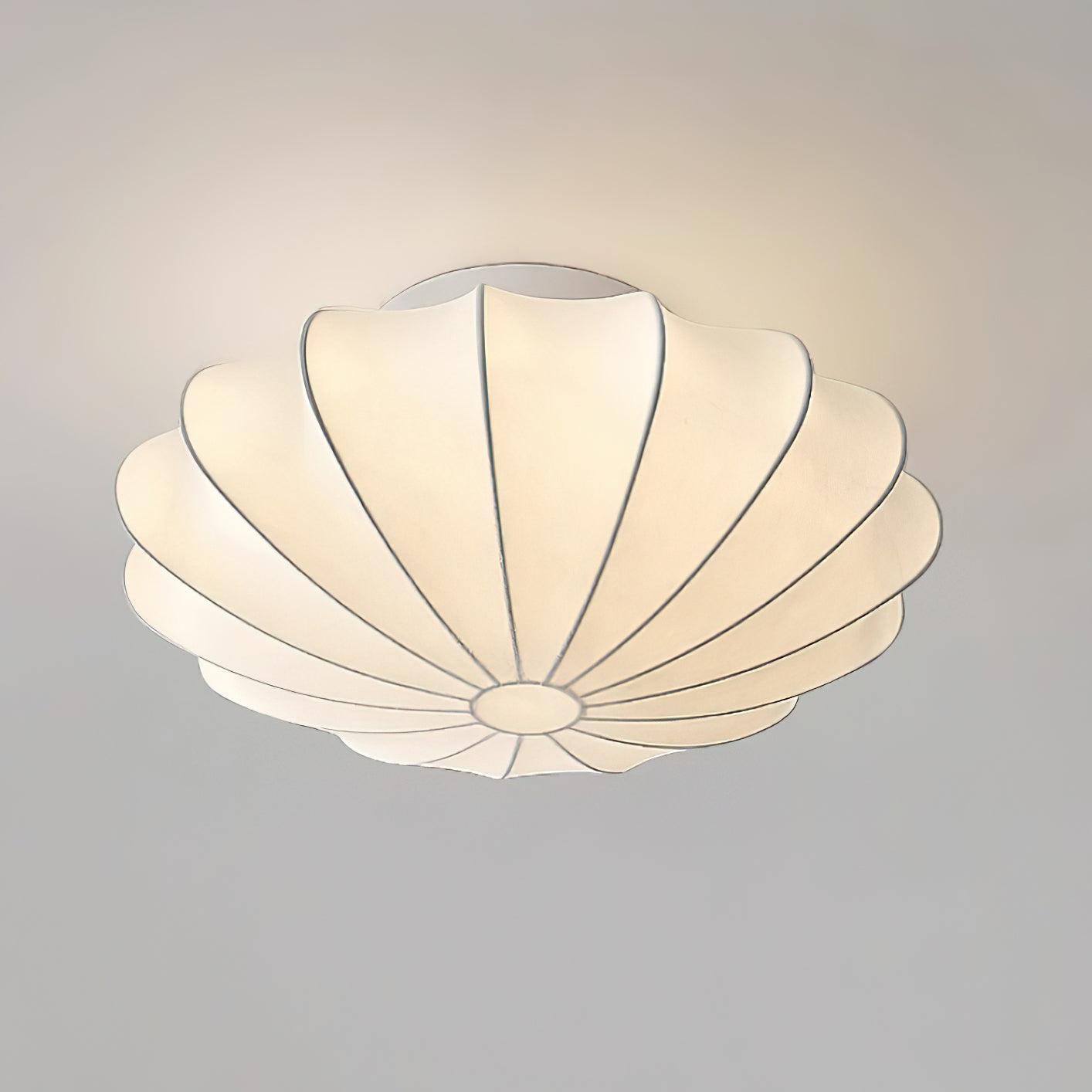 modern-mid-century-style-white-silk-bubble-flush-mount-ceiling-light-fixture