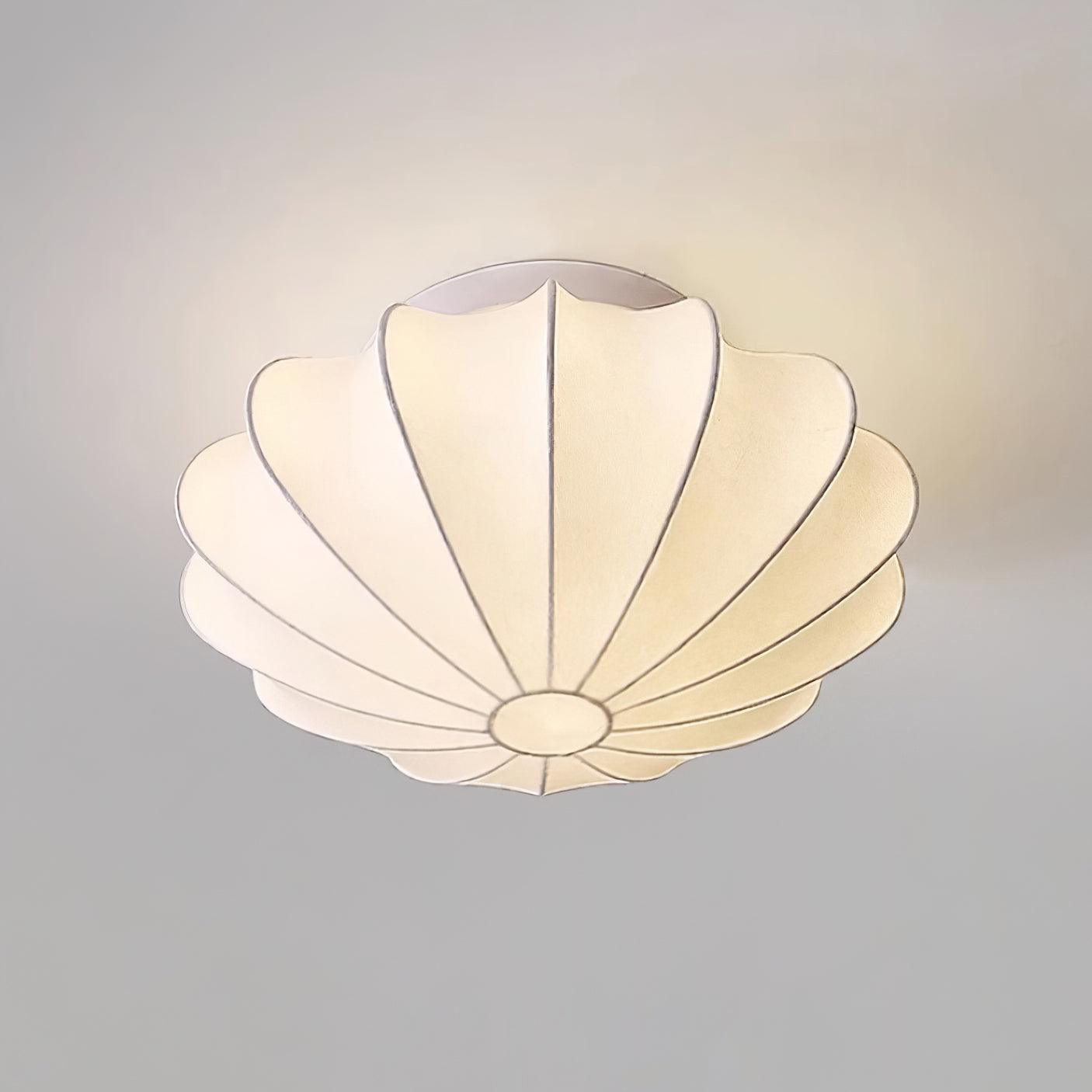 modern-mid-century-style-white-silk-bubble-flush-mount-ceiling-light-fixture