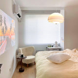 Modern Milk White Layered Glass Pendant Light Art Deco Droplet Ceiling Lamp
