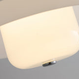 Modern Milk White Layered Glass Pendant Light Art Deco Droplet Ceiling Lamp