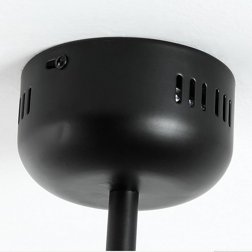 Modern Mini Sputnik LED Chandelier Metal and Silica Gel Flush Mount Ceiling Light for Living Room Bedroom