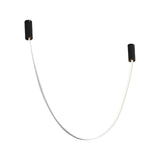 Modern Minimalist Artificial Leather Belt LED Pendant Lighting for High Ceiling Staircase and Villa