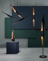 Modern Minimalist Black and Gold Industrial Steel Wall Sconce Light for Indoor Decor