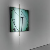 Modern Minimalist Black Slim Vertical LED Pendant Lamp for Contemporary Interiors