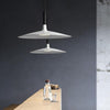 Modern Minimalist Circular LED Pendant Light Round Metal Hanging Fixture for Island