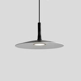 Modern Minimalist Circular LED Pendant Light Round Metal Hanging Fixture for Island