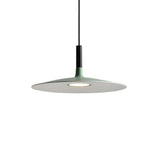 Modern Minimalist Circular LED Pendant Light Round Metal Hanging Fixture for Island