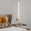 Modern Minimalist Circular Strip LED Wall Sconce with 3 Step Dimming Function