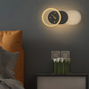 Modern Minimalist Clock Design LED Wall Lamp Warm White Indoor Sconce Lighting for Bedroom and Living Room