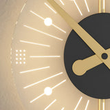 Modern Minimalist Clock Design LED Wall Lamp Warm White Indoor Sconce Lighting for Bedroom and Living Room