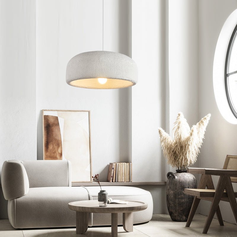 Modern Minimalist Cloud Pendant Light White Polystyrene Floating Hanging Lamp for Dining Room