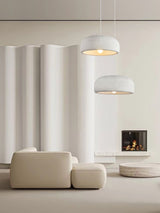 Modern Minimalist Cloud Pendant Light White Polystyrene Floating Hanging Lamp for Dining Room
