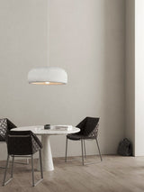 Modern Minimalist Cloud Pendant Light White Polystyrene Floating Hanging Lamp for Dining Room