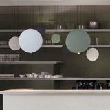 Modern Minimalist Cosmos LED Multi Light Pendant Cluster Disc Chandelier for Living Room