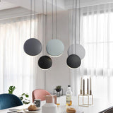 Modern Minimalist Cosmos LED Multi Light Pendant Cluster Disc Chandelier for Living Room