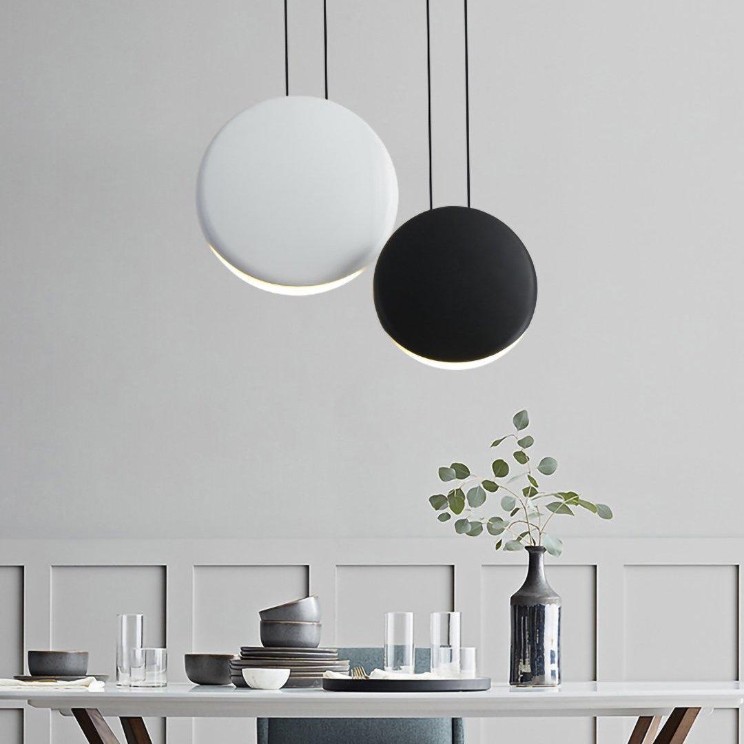 Modern Minimalist Cosmos LED Multi Light Pendant Cluster Disc Chandelier for Living Room