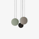 Modern Minimalist Cosmos LED Multi Light Pendant Cluster Disc Chandelier for Living Room