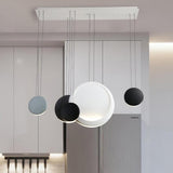 Modern Minimalist Cosmos LED Multi Light Pendant Cluster Disc Chandelier for Living Room