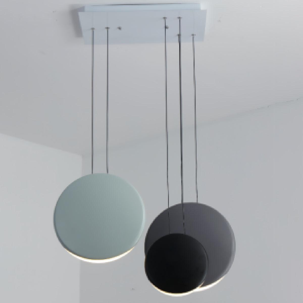 Modern Minimalist Cosmos LED Multi Light Pendant Cluster Disc Chandelier for Living Room
