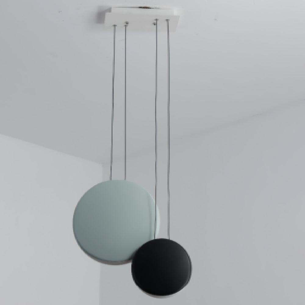 Modern Minimalist Cosmos LED Multi Light Pendant Cluster Disc Chandelier for Living Room