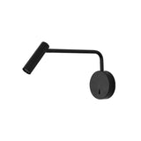 Modern Minimalist Disc LED Wall Sconce Set with Adjustable Pivoting Arm for Bedside Reading