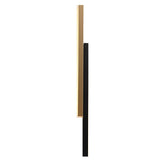 Modern Minimalist Double Linear LED Wall Sconce Nordic Long Strip Lighting for Hallways and Bedside