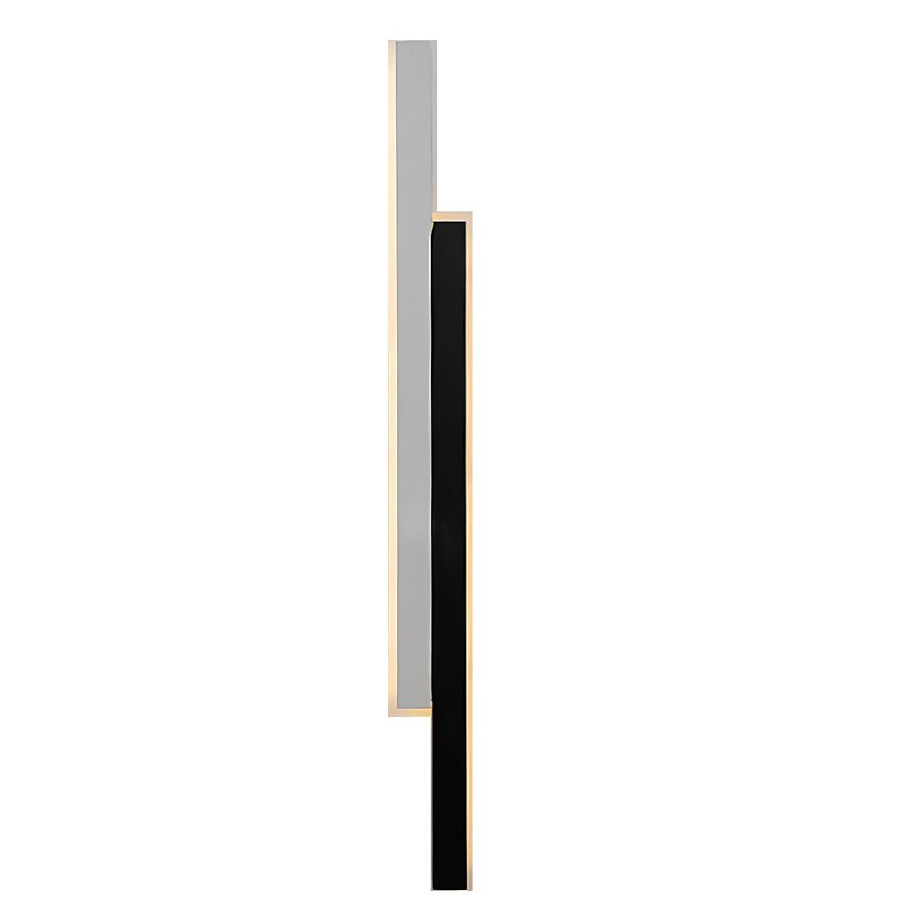 Modern Minimalist Double Linear LED Wall Sconce Nordic Long Strip Lighting for Hallways and Bedside