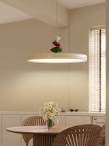 Modern Minimalist Geometric LED Pendant Light with Balanced Circular Frame Design