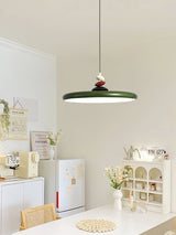Modern Minimalist Geometric LED Pendant Light with Balanced Circular Frame Design