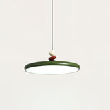Modern Minimalist Geometric LED Pendant Light with Balanced Circular Frame Design