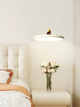 Modern Minimalist Geometric LED Pendant Light with Balanced Circular Frame Design