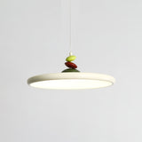 Modern Minimalist Geometric LED Pendant Light with Balanced Circular Frame Design