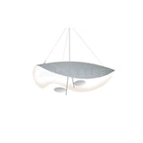Modern Minimalist Giorgio Curving Disc LED Pendant Light with Adjustable Hanging Height