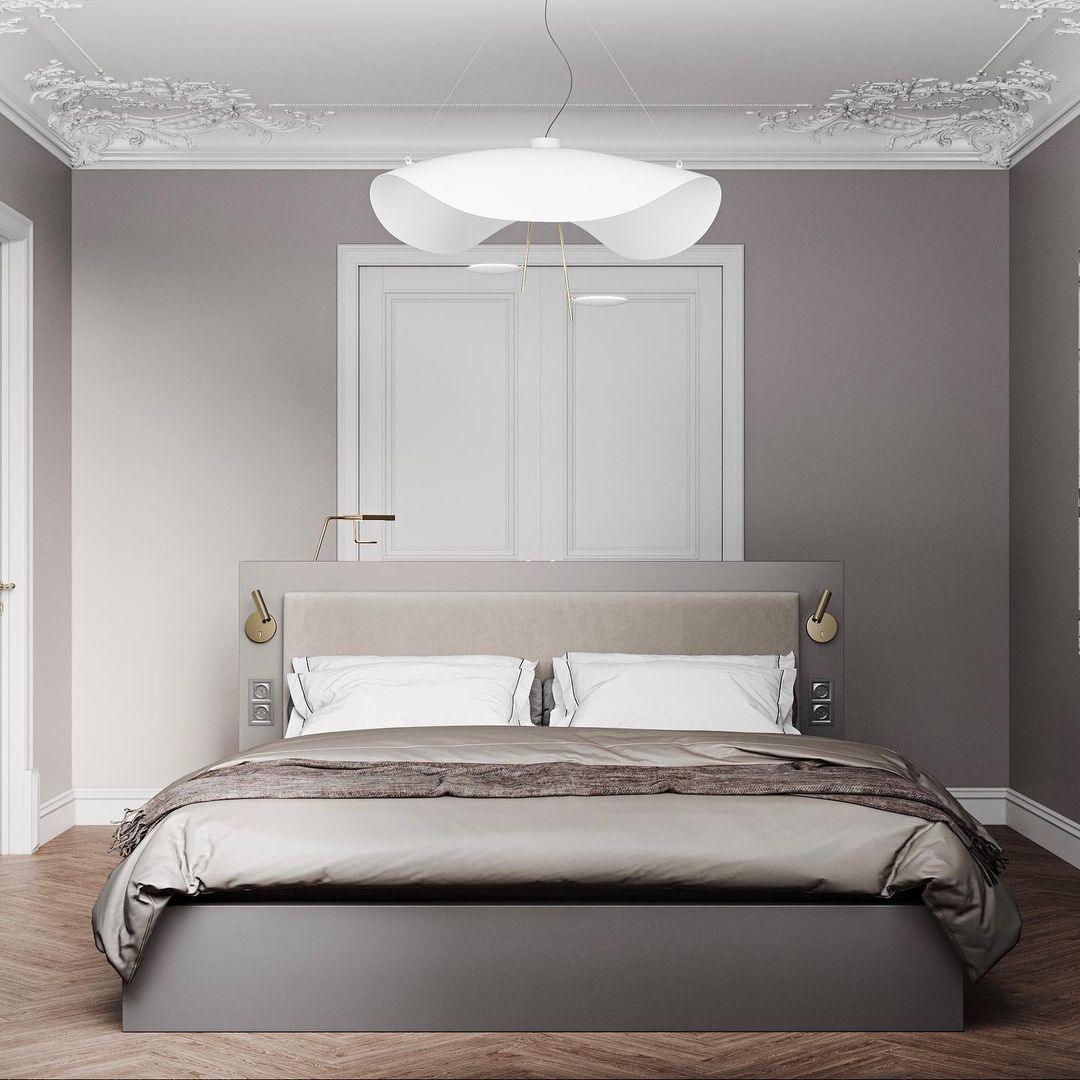 Modern Minimalist Giorgio Curving Disc LED Pendant Light with Adjustable Hanging Height