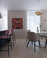 Modern Minimalist Giorgio Curving Disc LED Pendant Light with Adjustable Hanging Height